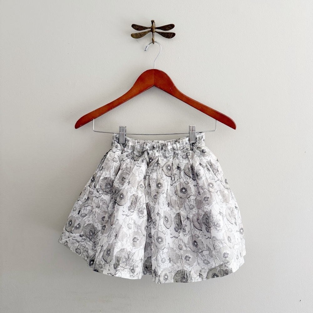 WHEAT Floral Patterned Layered Girls Skirt size 6 years